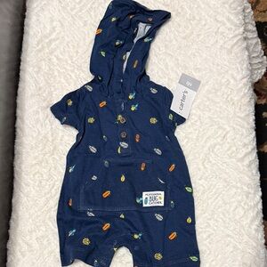 Carter's Navy Bug Print Bodysuit